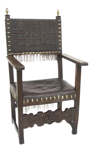 Spanish Walnut Arm Chair 19th Century