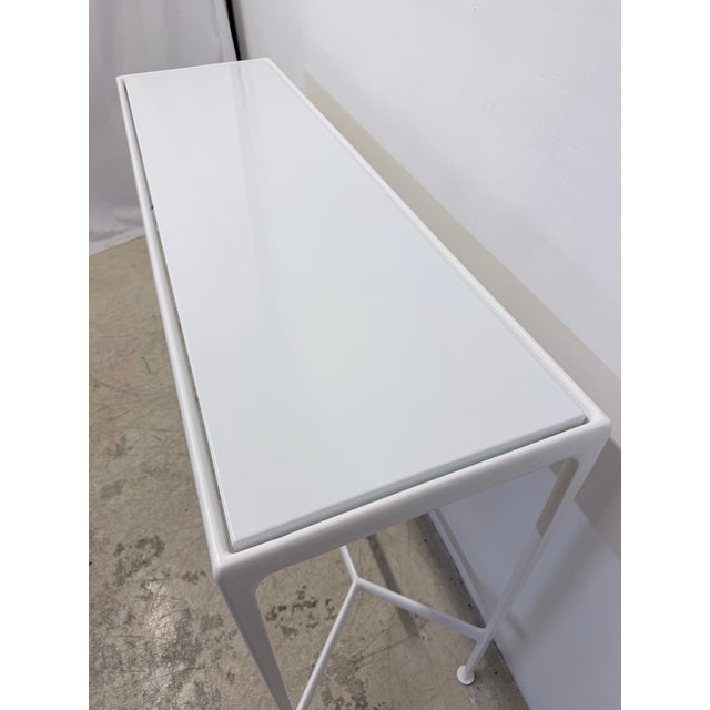 Richard Schultz White Porcelain 1966 Collection Outdoor High Table for Knoll For Sale - Image 11 of 17