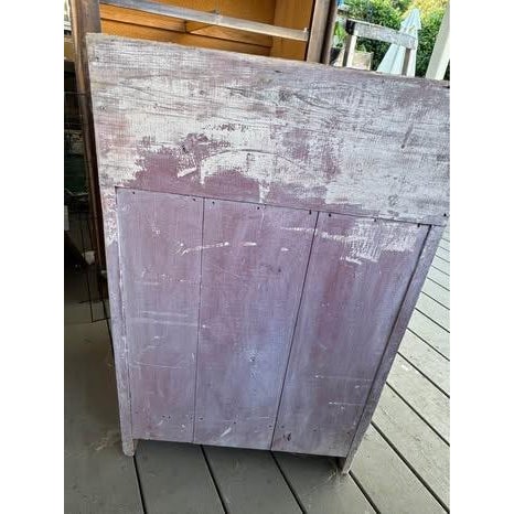 Late 19th Century Rare Petite Dry Sink Cabinet W/ Zinc Top For Sale In San Francisco - Image 6 of 7