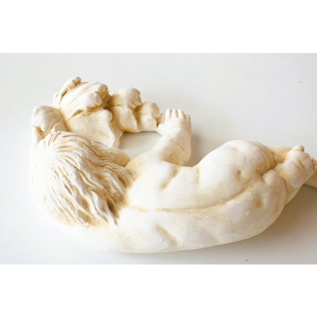 2000 - 2009 13"Sculptural Garden Cherub/Wall Mount For Sale - Image 5 of 5