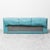 3-Seater Sofa in Blue Fabric and Wood in the style of Alvar Aalto, 1970s For Sale - Image 4 of 10