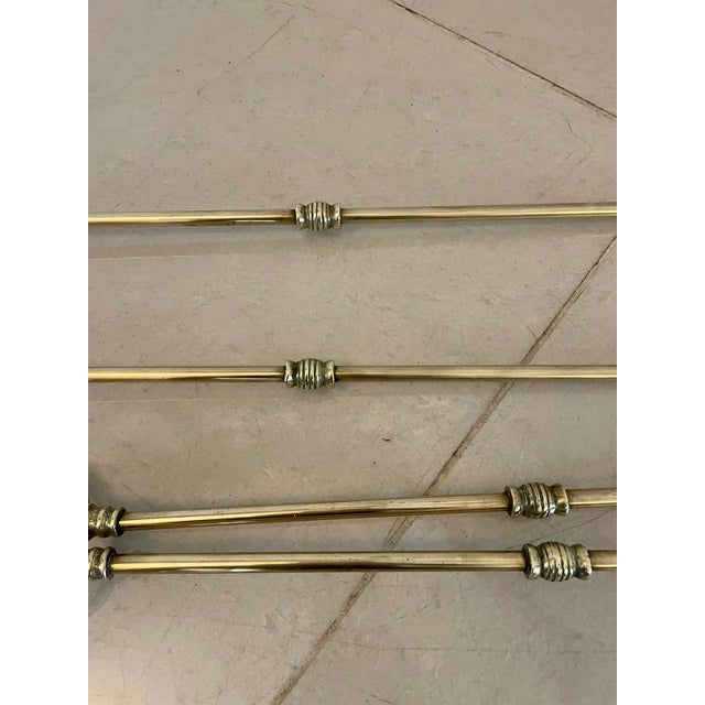 Antique George III Brass Fire Irons, 1982s, Set of 3 For Sale - Image 3 of 8