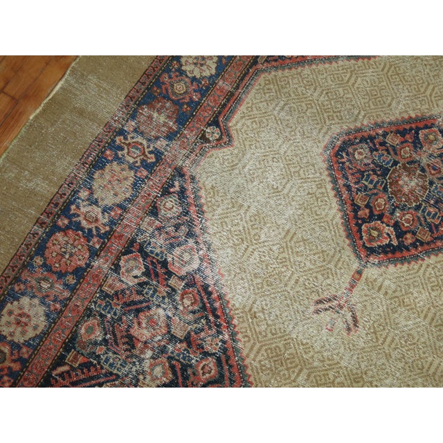 Early 20th Century Worn Tribal Persian Serab Gallery Runner For Sale - Image 5 of 9