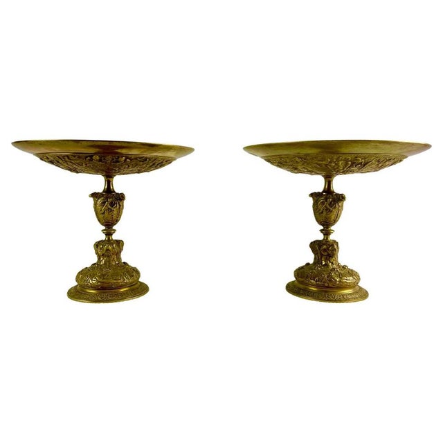 Tazza Neo Renaissance Cups in Gilt Bronze, 1850, Set of 2 For Sale - Image 16 of 16