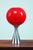 Large Space Age Table Lamp with Glass Shade from Erco For Sale - Image 13 of 13