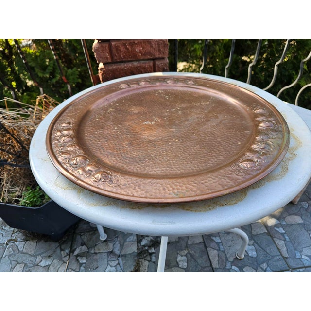 Art Deco Copper Tray, 1930s For Sale - Image 3 of 6