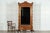 Late 19th Century 19th Century French Bamboo Beech & Pine Mirrored Armoire, 1870s For Sale - Image 5 of 18