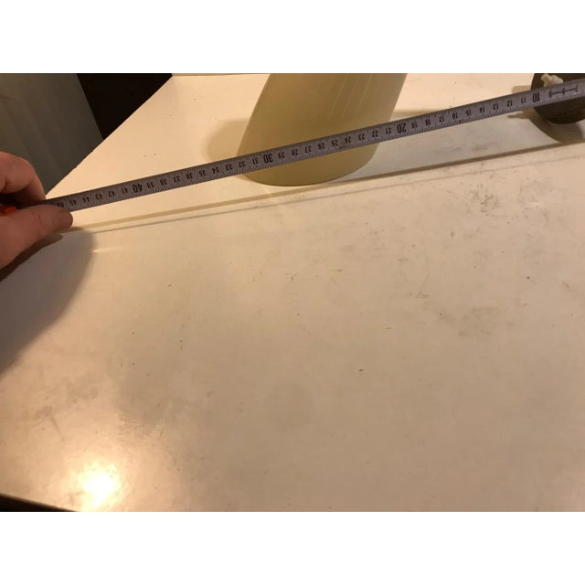 Scandinavian Modern Brass & Pinstripe Glass Wall Lamp, 1950s For Sale - Image 6 of 7