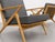Pair - Mid Century Modern Oak Lounge Chairs – Handcrafted Armchair With Sculpted Details For Sale In New York - Image 6 of 12