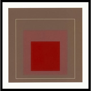 1966 Lithograph "WLS-lV" by Josef Albers (White Line Squares) For Sale