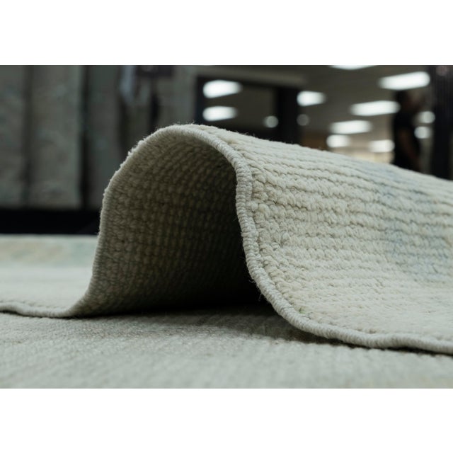 Gray Turkish Oushak Rug 10'2" x 14'1" #18960 For Sale - Image 8 of 8