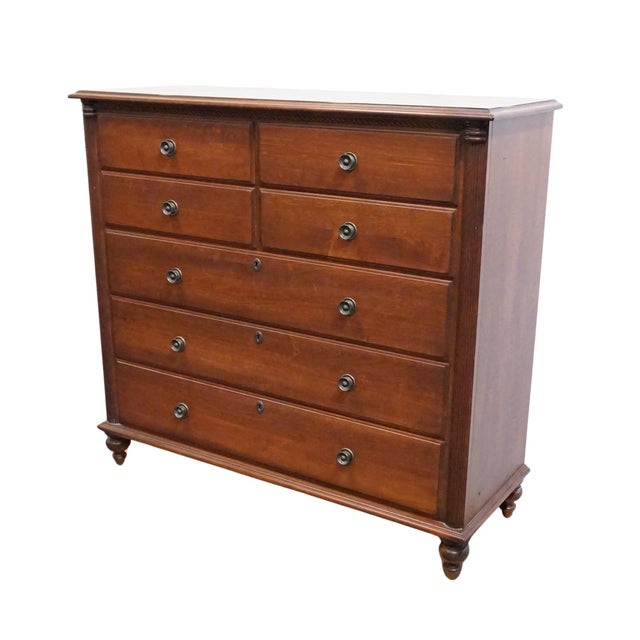 DURHAM FURNITURE Saville Row Collection Solid Cherry Early American 52" Master Chest 980-169 48" High 52" Wide 19" Deep We...