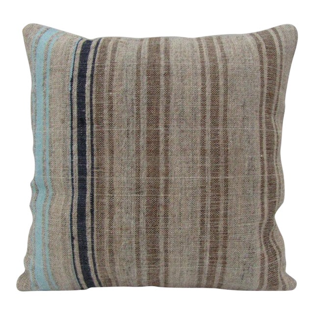 Handmade Striped Kilim Pillow Cover Chairish