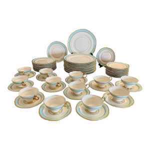 Vintage Castleton China Made in Usa Tremont Dinnerware Set for 12 1950-1962- 60 Pieces