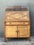 Late 20th Century Vintage Tortoise Burnt Rattan Drop Front Desk For Sale - Image 5 of 12