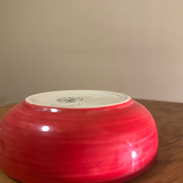 Boho Trinket Dish Colorful Hand Painted in Spain For Sale - Image 4 of 4