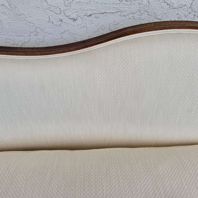 Anitque Mahogany Serpentine Hepplewhite Style Sofa For Sale - Image 11 of 18