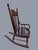 Brown Antique Early American Oak Windsor Children’s Rocker For Sale - Image 8 of 11