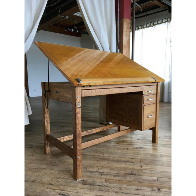 Mid Century Modern Keuffel &Esser Drafting Table Chairish