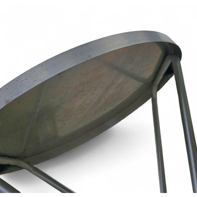 Aluminium Standing Tables, 1970s, Set of 2 For Sale - Image 3 of 18