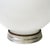 1930 Round Art Deco School House Milk Glass Ceiling Globe W Flush Celing Fixture For Sale - Image 4 of 5