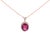 Delicately crafted in .925 sterling silver and graced with a sumptuous 14K rose gold vermeil, this pendant necklace...