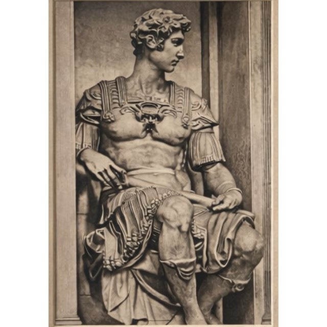 Late 20th Century Pair of Classical Sculpture Study Prints in Gilt Frames – Grand Tour Style, 7” X 9” For Sale - Image 5 of 6