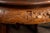 Antique Carved Chinese Nesting Tea Table With Four Stools For Sale - Image 9 of 9