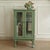 Green Small Display Cabinet in Pastel Green with Mirrored Back Panel For Sale - Image 8 of 16