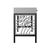 Not Yet Made - Made To Order Swirl Writing Desk - Light Gray For Sale - Image 5 of 9