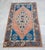 Front of Kitchen Sink Rug Hand Made Small Turkish Rug Bath Mat Faded Mini Rugs 2'2" X 3'10" For Sale - Image 14 of 14