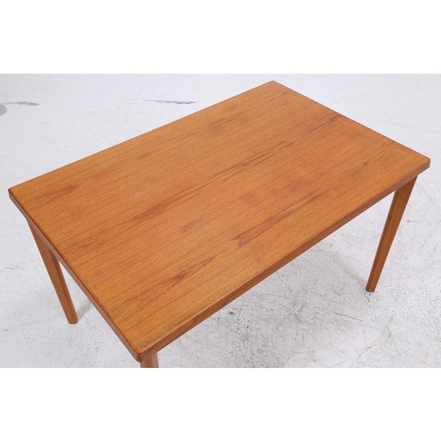 Vintage Teak Dining Table by Burchardt-Nielsen | Mid-Century Extendable Table Danish Design, 1960s For Sale - Image 6 of 15