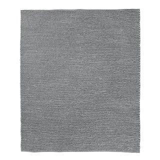 Reading Dark Gray Flatweave Polyester/Cotton Area Rug - 12'x15' For Sale