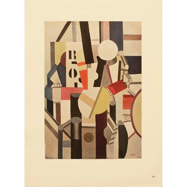 1948 After Fernand Leger "Composition", First Edition Period Parisian Offset Lithograph For Sale In Dallas - Image 6 of 8