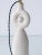 Cream Spanish Modernist Ceramic Female Figure Lamp by Alfonso Otero Regal, 1970s For Sale - Image 8 of 11