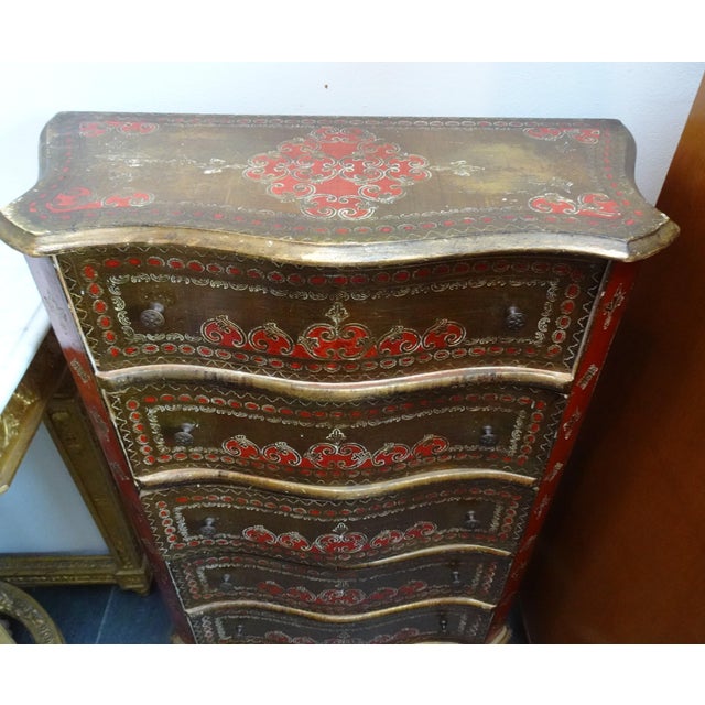 Vintage Italian Florentine Chest of Drawers, 1970 For Sale - Image 17 of 18