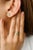 This is part of Chairish’s Fine Jewelry assortment. Dainty Emerald Ring Earrings Jewelry Set 18K Gold to make a statement...