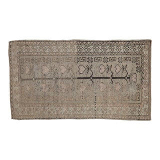 Vintage Distressed Oushak Rug - 2' X 3'6" For Sale