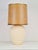 1970s Vintage Organic Ribbed Plaster Table Lamp, 1970s For Sale - Image 5 of 9