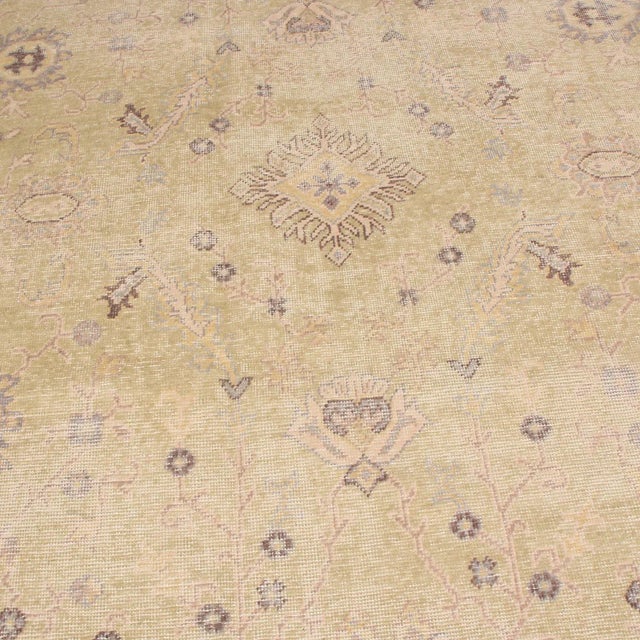 Rug & Kilim Rug & Kilim’s Traditional Cyrus Rug in Pistachio, 10x14 For Sale - Image 4 of 9