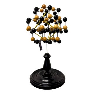 BVintage Black Molecular Model, 1940s For Sale