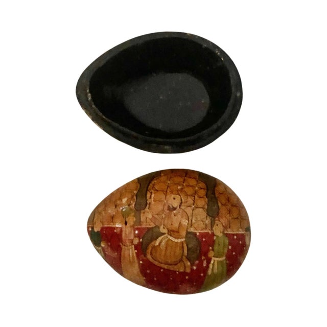 1920s 1920s Antique Papier Mâché Egg Box For Sale - Image 5 of 6