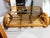 Fully Refurbished, Double Tear-Drop Stacked Rattan Bamboo Sofa and Chair Living Room Set. Mid-Century, Rattan in the Manner of Paul Frankl. For Sale - Image 12 of 13