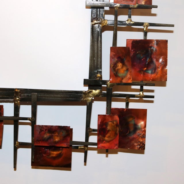 Brutalist Sculptural Contemporary Brutalist Mirror For Sale - Image 3 of 8