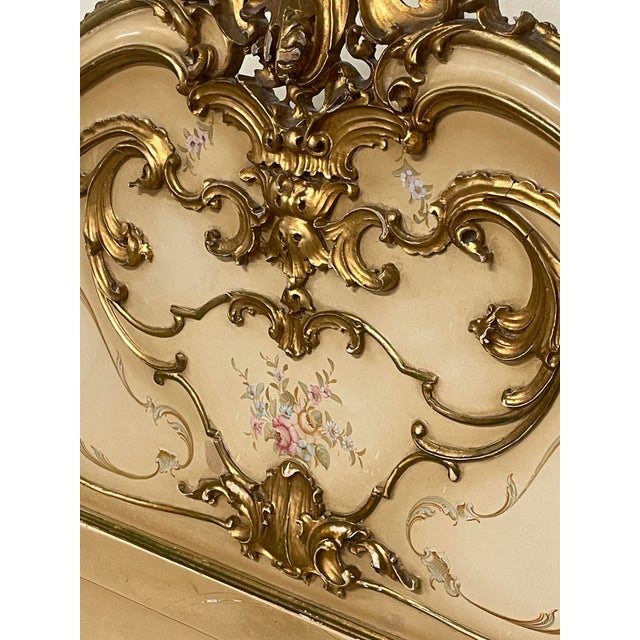 Louis XV Double Bed, Italy, 1940s For Sale - Image 9 of 18
