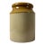 Antique English Victorian Salt-Glazed Stoneware Jar For Sale