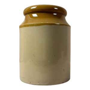 Antique English Victorian Salt-Glazed Stoneware Jar