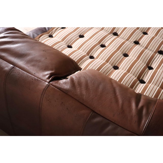 Le Bambole Bed in Buffalo Leather by Mario Bellini for B&B Italia, 1970s For Sale - Image 13 of 14