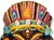Diminutive Nepalese Hindu Ganesh Hand Painted Papier Mache Mask for your consideration. The mask is small, measuring...