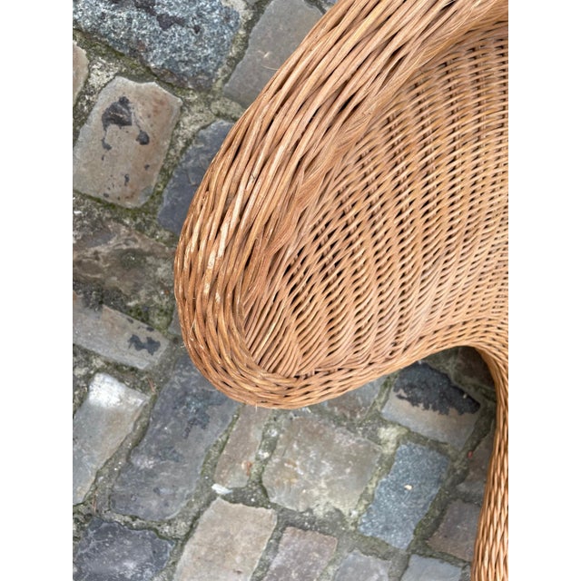 Lotus Wicker Chair, 2000s For Sale - Image 11 of 16